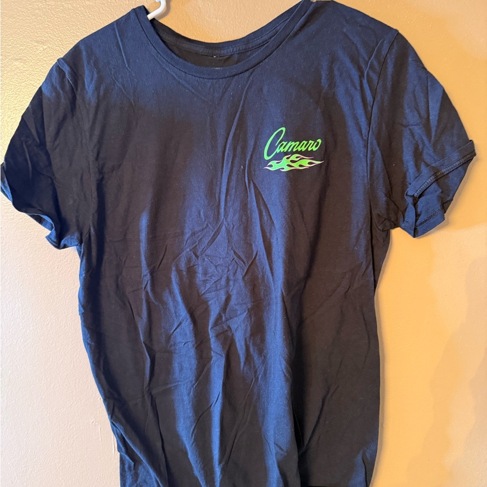 Chemistry Black Tee with Green Logo